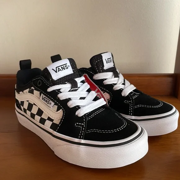 NWT Youth 12 Fillmore Checkerboard Vans - Picture 3 of 5